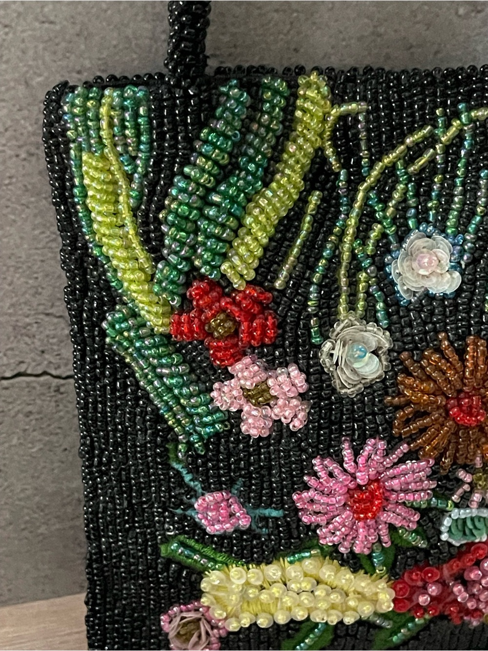 The Limited Vintage Handmade Beaded Floral Bag - Picture 3 of 16